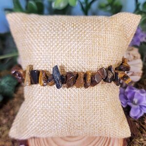 Tiger's Eye Crystal Chip Bracelet #2